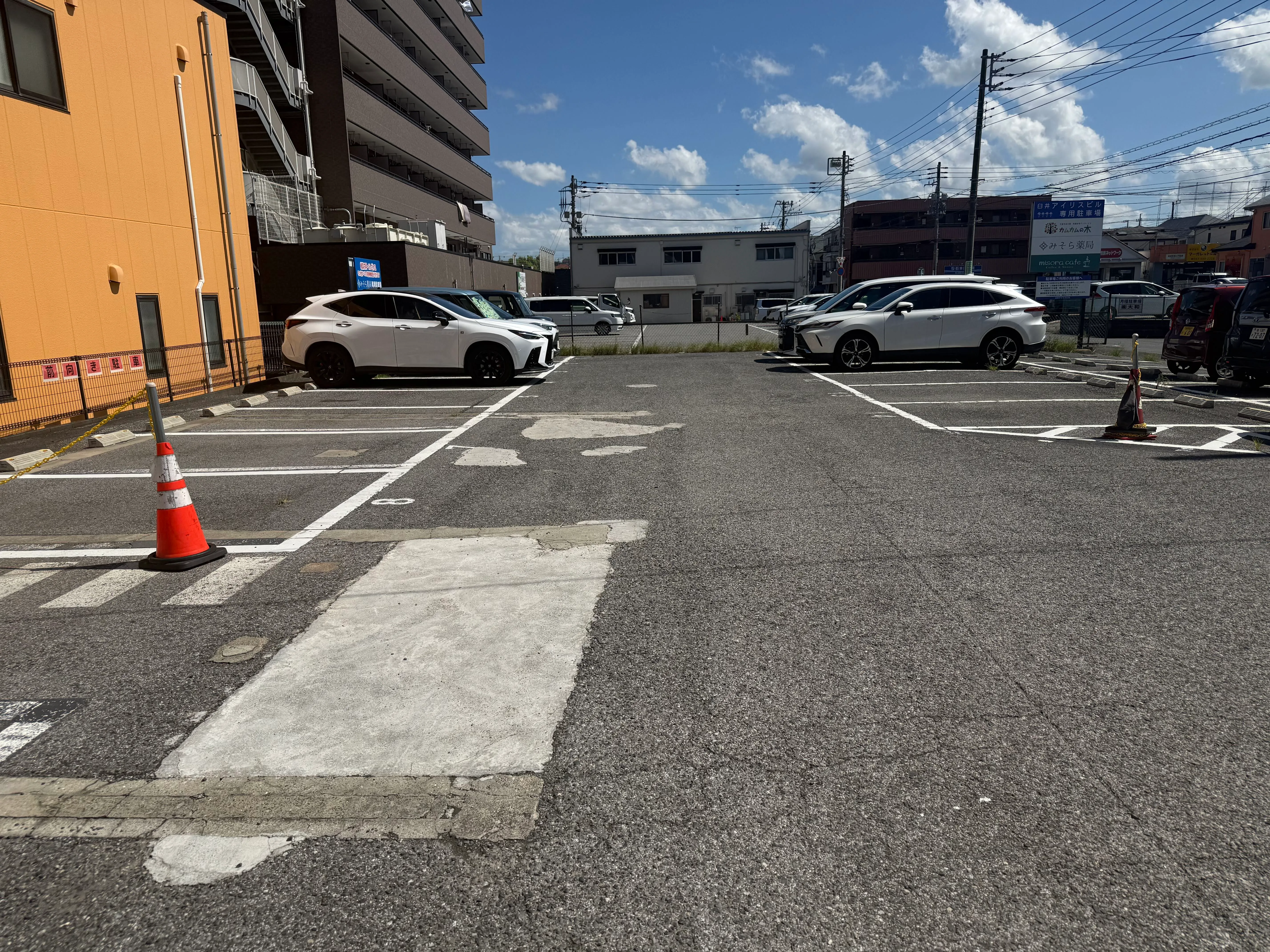 店舗の駐車場